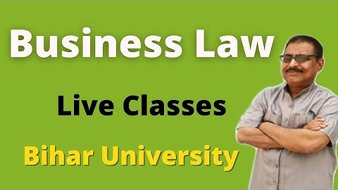 #20BRABU Business Law Important Question Answer B. Com 2nd