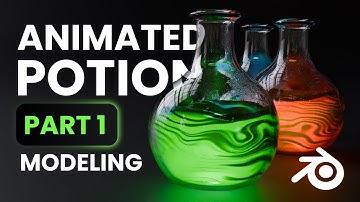 Create a Magical Potion in Blender | PT1. Modeling & Creating the Glass Material