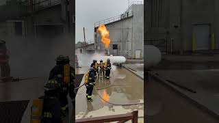 Pressurized Vessel Fire Team Advance