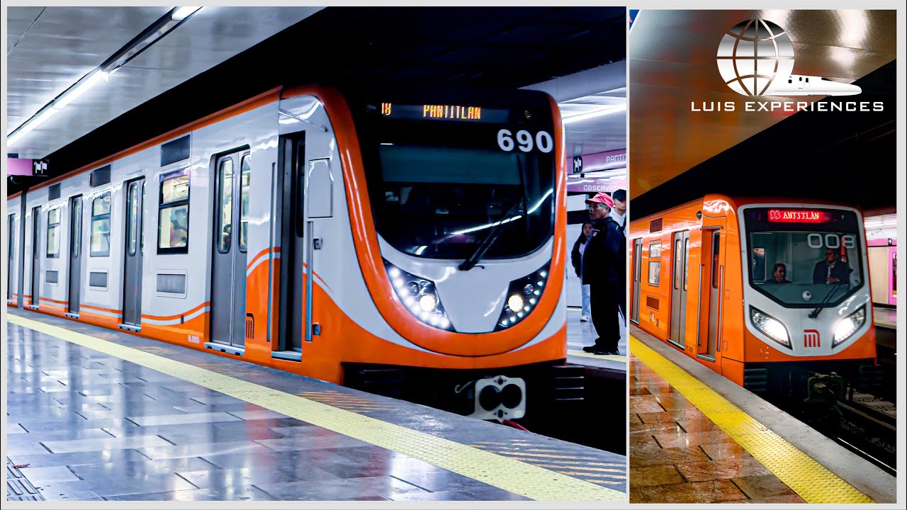 LÍNEA 1 TRENES DE BALDERAS A PANTITLAN METRO CDMX