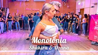 Monotonia Shakira & Ozuna - Daniel y Tom Bachata Groove Demo Resimi
