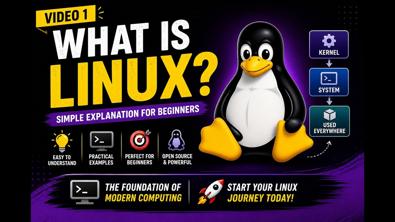 What is Linux? Complete Beginner Explanation | Kernel, OS & Real Uses ...