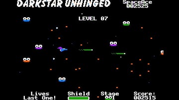 MiSTer (FPGA) Apple II: Darkstar Unhinged (2019 Homebrew by Michael Packard)