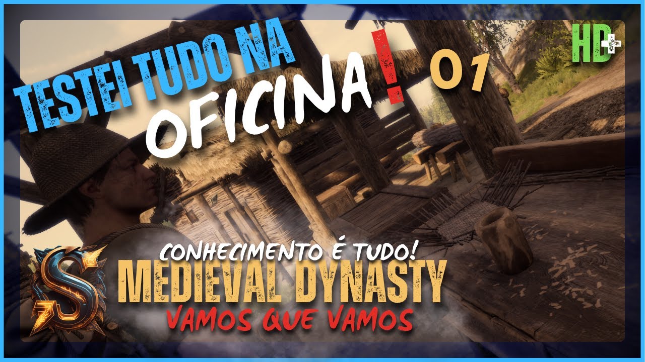 Cadeia de produção da OFICINA - 01 - Medieval Dynasty | PT-BR