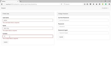 Codeigniter Tutorial - Register & Login with Ajax Part 1 Introduction