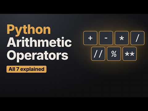 Python Arithmetic Operators: All 7 of Them | Explained Visually