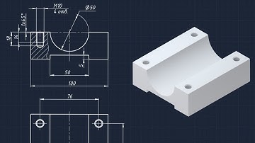 Modeling a Housing Base part | Autodesk Inventor tutorial | No comment watch & repeat