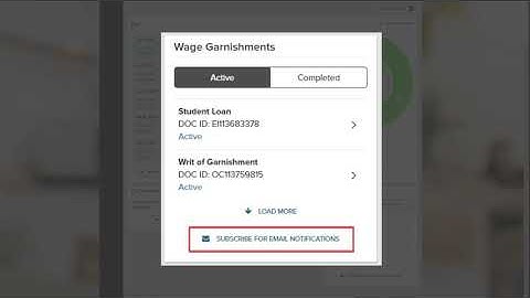How to Subscribe for Wage Garnishment Proactive Notifications on MyADP