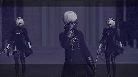 NieR: Automata - 9S Tower Entry Gameplay [SPOILERS]