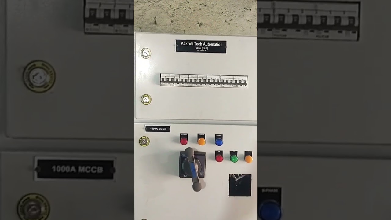 Electric Control panel             1000 Amp MCCB