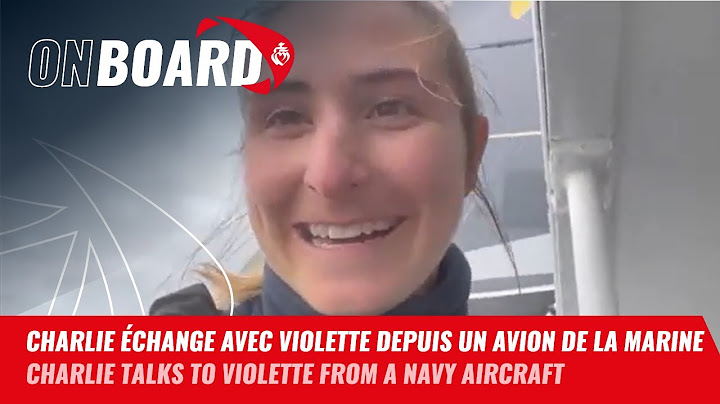 Charlie Dalin échange avec Violette Dorange depuis un avion de la Marine | Vendée Globe 2024