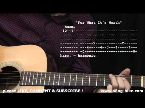 "For What It's Worth" by Buffalo Springfield : 365 Riffs For Beginning Guitar !!