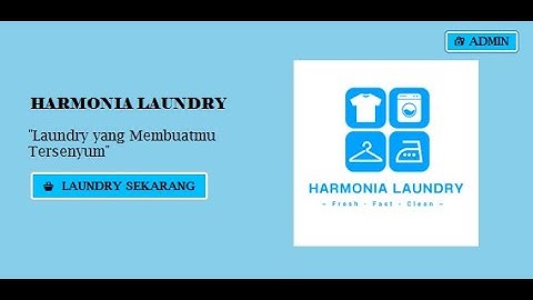 APLIKASI HARMONIA LAUNDRY - KELOMPOK 5 PRAKTIKUM PEMROGRAMAN VISUAL