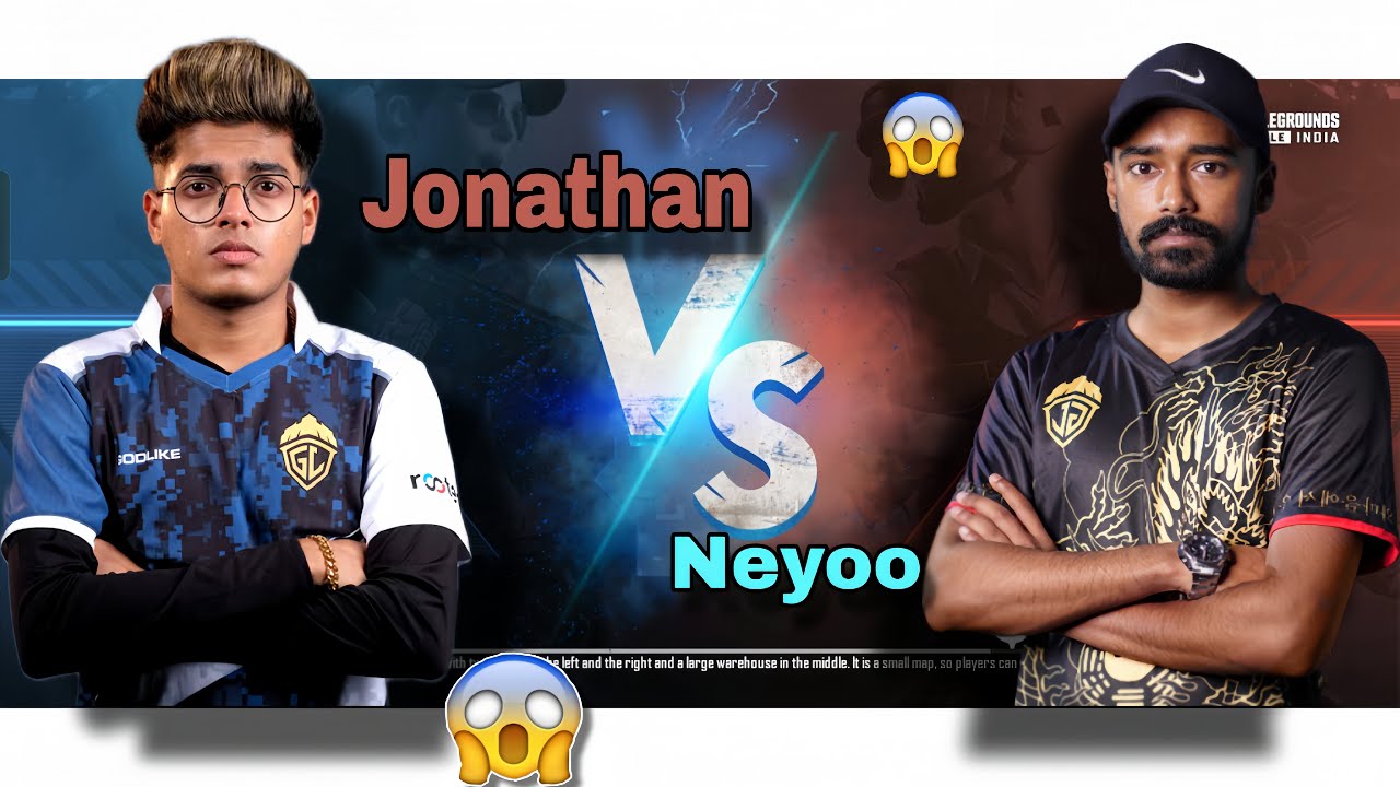 Jonathan VS Neyoo 2v2 bgmi Tdm battle😱 @JONATHANGAMINGYT #godlike #godl ...
