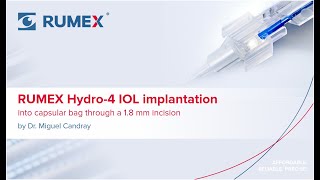 Implantation of soft hydrophilic aspheric RUMEX Hydro-4 IOL. screenshot 1