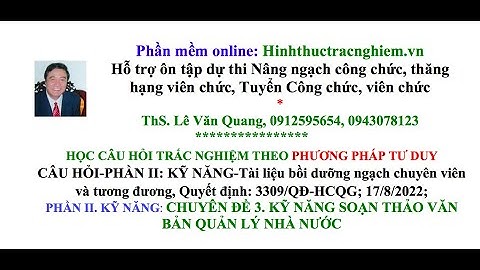 Các loại văn bản quản lý nhà nước