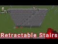 Retractable Staircase Minecraft Simple