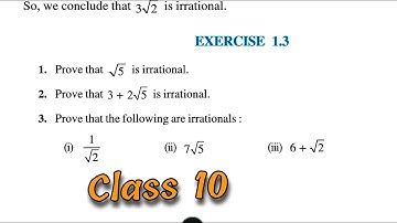 Class 10 Exercise 1.3 Real Numbers (Mathematics) | NCERT Solution CBSE | Chapter 1 | Rajmith Study