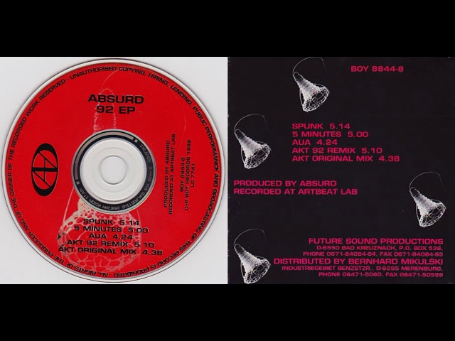 Watch Absurd - Spunk (1992) on YouTube Watch Absurd - Spunk (1992) on YouTube