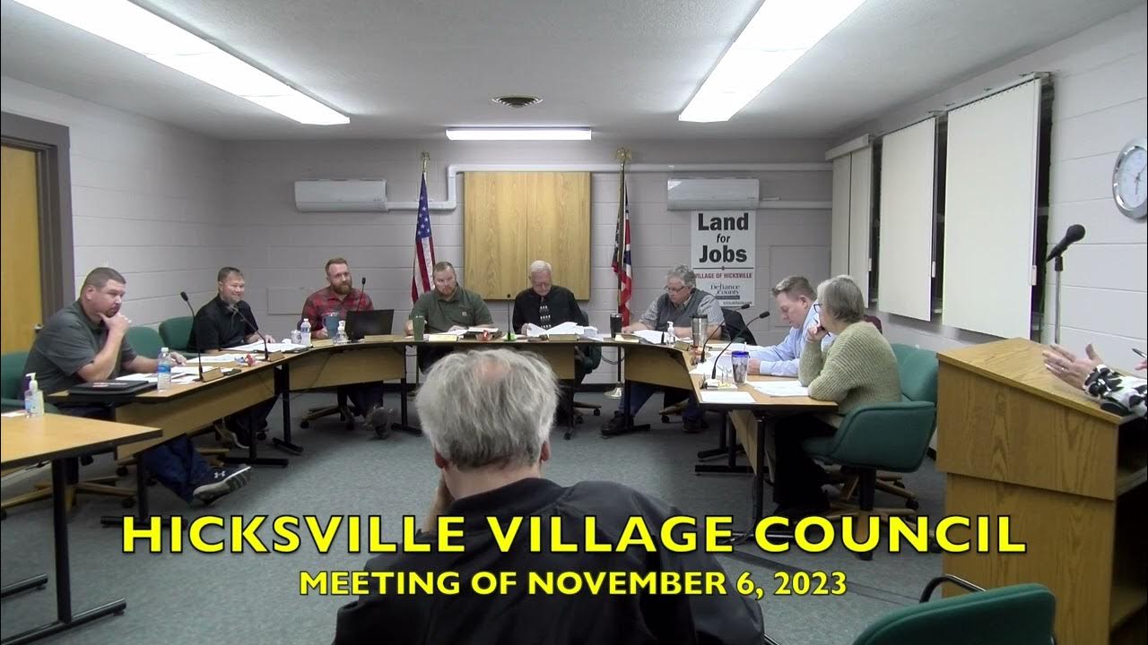 Hicksville Village Council Meeting 11623 YouTube