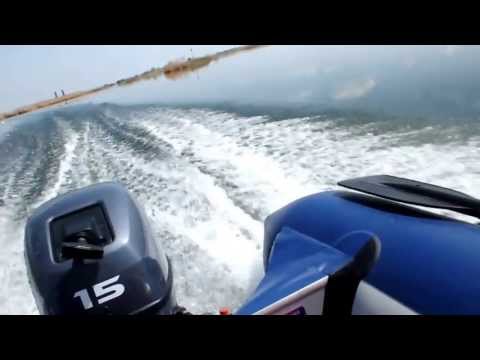 Yamaran T330 и Yamaha 15 FMHS