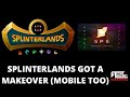 Splinterlands got a makeover mobile too