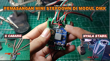 CARA PASANG STEP DOWN DI MODUL DMX//link pembelian cek deskripsi 
