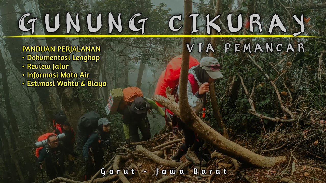 BUKAN HANYA BABI NYA, TREK NYA JUGA GANAS❗PENDAKIAN GUNUNG CIKURAY VIA PEMANCAR