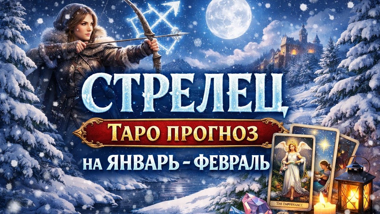 СТРЕЛЕЦ  ПРОГНОЗ  НА ЯНВАРЬ - ФЕВРАЛЬ 2026 ГОДА 