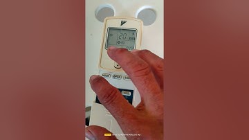 วิธีตรวจเช็ค อาการเสีย แอร์ไดกิ้น โดยใช้รีโมท