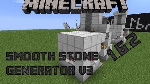 Minecraft Smooth Stone Generator V3[1.6.2][Xbox 360] - Tutorial
