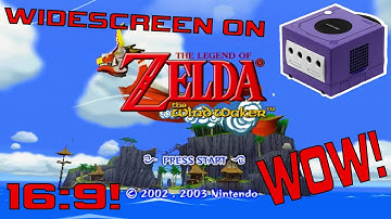 Widescreen on Original Hardware! - The Legend of Zelda: The Wind Waker (GameCube) 4:3 16:9