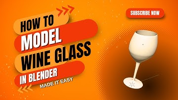 How to make Wine Glass in Blender | Made it Easy