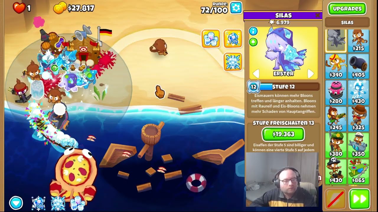 Ein weiterer goldene Rand für Robin TV in Bloons TD 6!