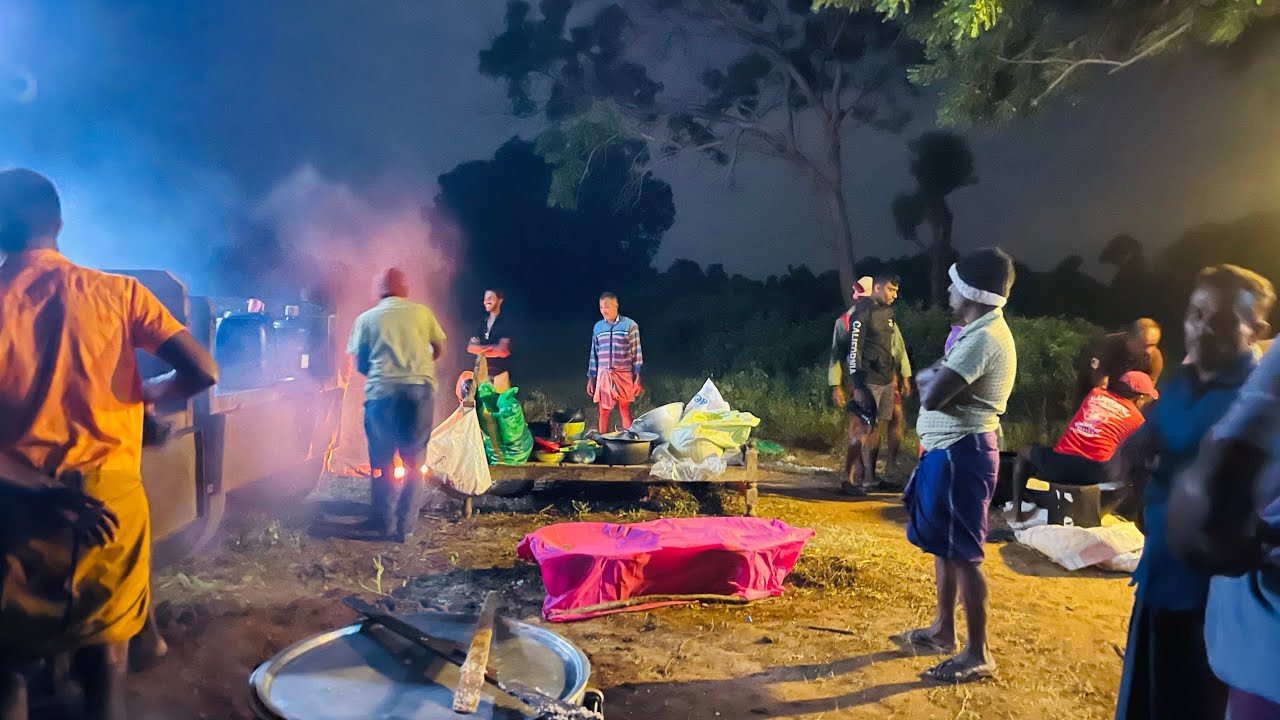 හේන්වල මුං අස්වනු නෙලාගත් පසු දෙවියන්ට දුන් දේව දානය