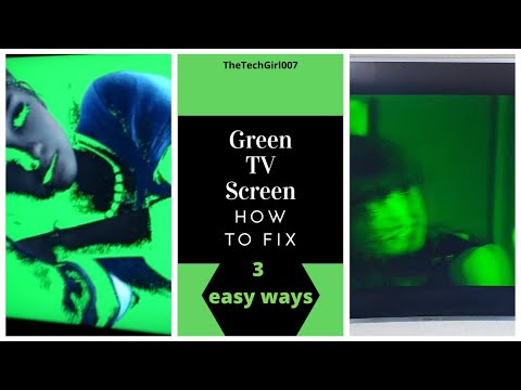 How to fix green screen on Samsung smart TV