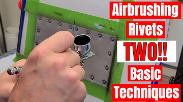 How to Airbrush Rivets - Two Basic Techniques