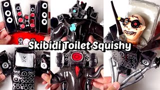 DIY Skibidi Toilet 📺️🔊📽️💁‍♀️🚽 Squishy with nano tape Series! 🙍‍♂️Part1🚽