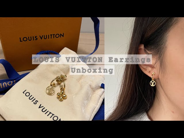 Louis Vuitton Blooming Earrings Unboxing + Mod Shots 