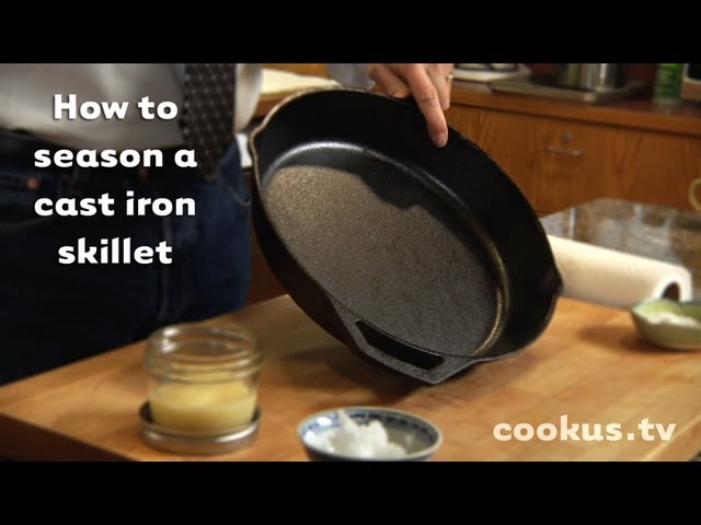 How to Season Your Cast-Iron Skillet - La Tourangelle