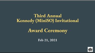 Kennedy Science Olympiad Invitational Award