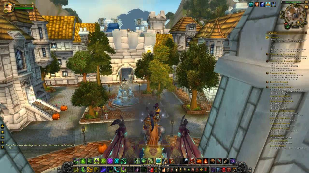 World of Warcraft What Now? Alliance Hallow's End Quest Guide YouTube