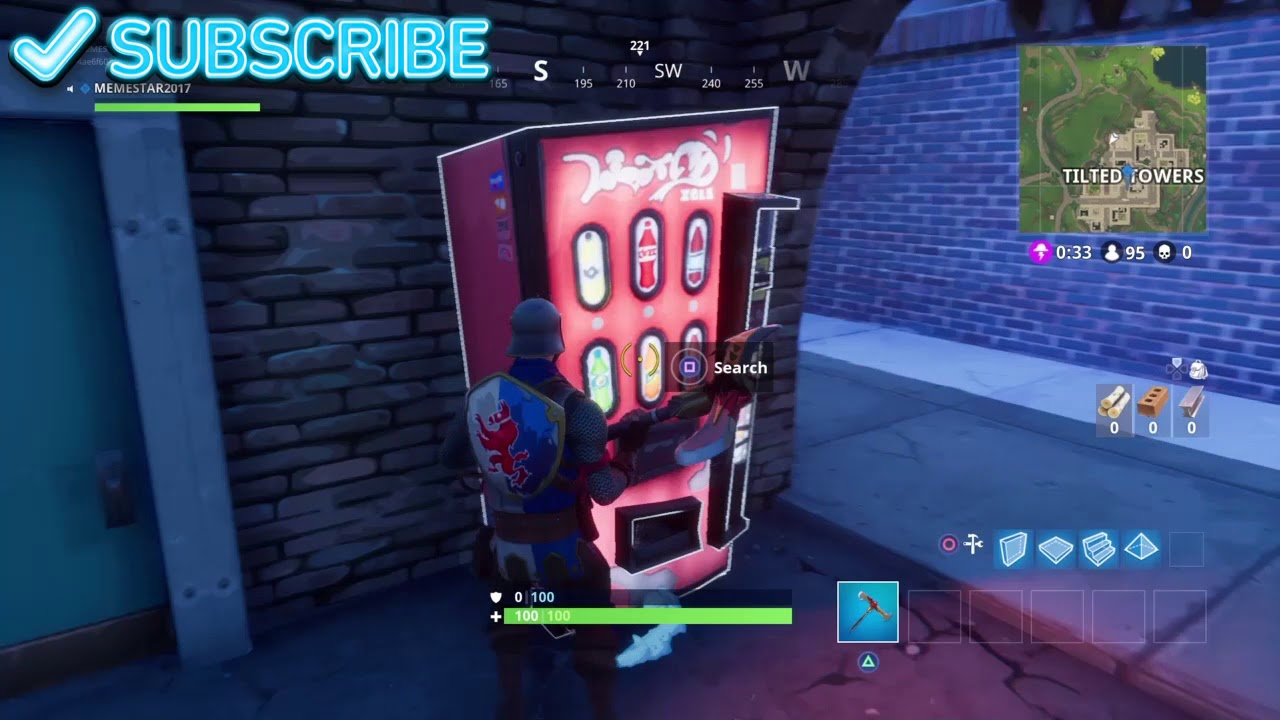 crazy vending machine glitch fortnite battle royale youtube rh com machines season 5 - all free vending machine locations fortnite