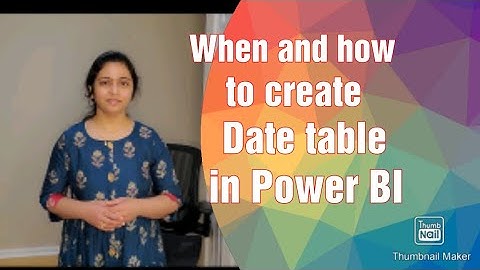 1.6 How to create Calendar or Date table in Power BI | Power BI tutorial for beginners