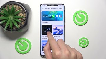 How to Customize AOD Option on HUAWEI Mate 20 Pro - Always On Display