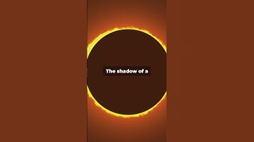 shadow of a solar eclipse #astronomy #spacescience #eclipse velocity #facts #shorts