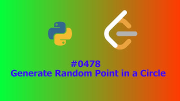 No Sound Leetcode 478: Generate Random Point in a Circle