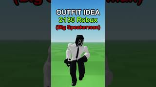 Making Roblox Skibidi Toilet - Big Speakerman Outfit Idea 🔊