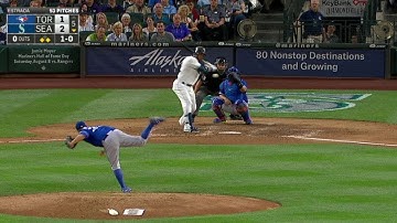 TOR@SEA: Cano plates two runs on a triple in the gap