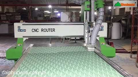 WOODMASTER. MÁY CNC ROUTER 1 ĐẦU CHẠY VÁCH NGĂN TRANG TRÍ LƯỢN SÓNG 3D siêu đẹp
